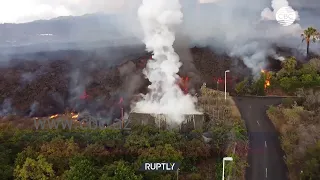 Извержение вулкана в Испании