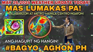 ⚠️LIVE:MAS LUMAKAS PA! CALABARZON AT METRO MANILA TINUMBOK NA NI BAGYO AGHON! WEATHER UPDATE TODAY!