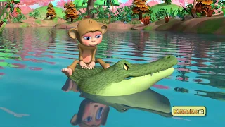 Crocodile and Monkey moral story in english | Kids stories | Kids videos | For children | Kiddies tv