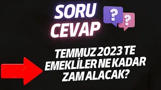 2023 EMEKLİ ZAMLARI NE KADAR OLACAK -HÜSEYİN ERVÜZ