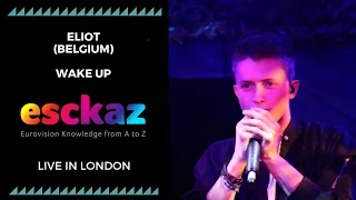 ESCKAZ in London: Eliot - Belgium - Wake Up (at London Eurovision Party 2019)