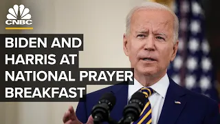 President Biden and Vice President Harris attend the National Prayer Breakfast — 2/3/22