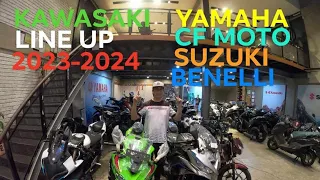 Kawasaki Line Up 2023 & 2024, Yamaha, Suzuki, CF Moto, Benelli, & Husqvarna | Kirby Motovlog