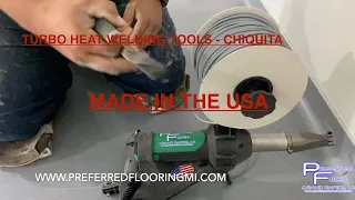 Turbo Heat Welding Tools - Chiquita Used on Nora Rubber