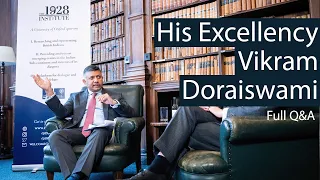 His Excellency Vikram Doraiswami, Indian High Commissioner questioned by Oxford students