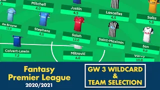 FPL GW3 l Wildcard Tips | Fantasy Premier League Tips 2020/21 | Gameweek 3