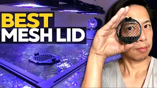 Improve your aquarium mesh lid! (Red Sea DIY Aquarium Net Cover Kit, Neat Feeding Portal)