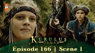 Kurulus Osman Urdu | Season 3 Episode 166 Scene 1| Holofira aur Orhan ko aghwa kar liya hai unhon ne