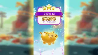 Bubble Witch 3 Saga | Levels 31 to 35 | 3 Stars
