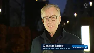 Dietmar Bartsch am 5. Januar 2021 in den ARD-tagesthemen