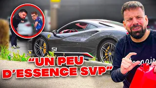 Faire la manche en Ferrari - Prank - Les Inachevés