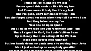 My last - Big Sean Ft. Chris Brown ( Lyrics )