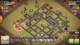 TH 9 GoBoLaLoon Attack Strategy