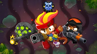 [Bloons TD 6] Bloody Puddles CHIMPS Black Border with Gwendolin (v42.2)