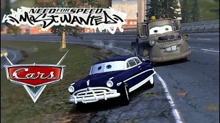 Doc Hudson and Mater in NFS MW