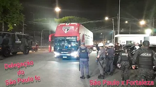 São Paulofc.. Delegação chegando no Morumbi para o jogo ⚽ São Paulofc x Fortaleza 20/09/2023