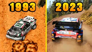 Evolution of WRC Games 1993 - 2023