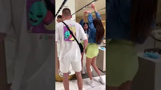 Prank with a mirror, girls with TikTok. #Shorts