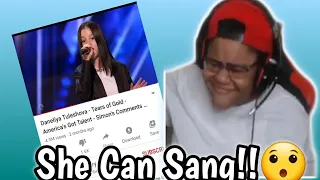 Daneliya Tuleshova -Tears  Of Gold - America's Got Talent **REACTION **