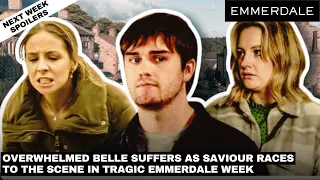 Overwhelmed Belle Suffers: Saviour Races to Scene in Emmerdale Tragedy! Emmerdale next week #soap