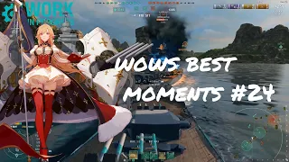 World of Warships Best Moments #24 Jean Bart Edition