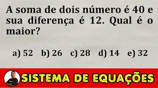 2 QUESTÕES DE CONCURSOS - SISTEMA DE EQUAÇÕES - Prof Robson Liers - Mathematicamente