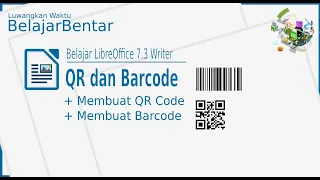 Learn LibreOffice 7.3 Writer How to Create QR Code and Barcode