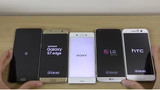 Xperia X Performance vs S7 Edge vs OnePlus 3 vs HTC 10 vs LG G5 - Speed Test!