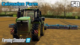 Preparing fields for Spring, Feeding Cows & Silage Bales | Calmsden Farm #58 | Farming Simulator 22