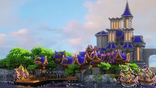 [Minecraft Timelapse] THE MAGICAL DISNEY HUB | by Varuna | 4K 60 FPS