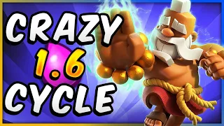 1.6 ELIXIR! CHEAPEST MONK DECK in CLASH ROYALE!