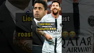 Messi has TROLLED PSG 🤣 #football