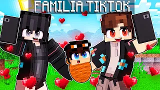 STHAN foi ADOTADO pela FAMÍLIA TIKTOKER no Minecraft!