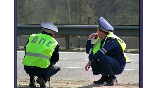 Приколы на дороге Тупые дтп,приколы над гаишниками