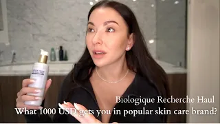 BIOLOGIQUE RECHERCHE HAUL! What 1000 USD gets you? French skin care! 40 is new 30.