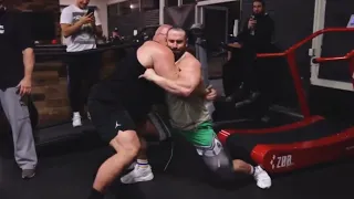 Bradley Martyn Wrestling Brian Shaw