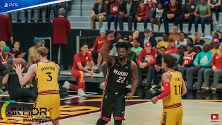 NBA 2K22 Miami Heats Up! Miami Heat vs Atlanta Hawks 4K60FPS! PS5 Gameplay