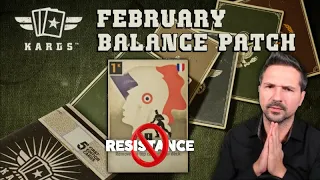 [KARDS] February balance changes - Resistance finally changed?