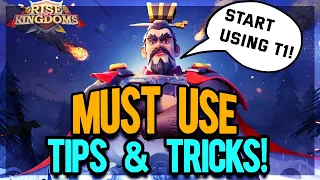 SAVE TIME & GET MORE VALUE! Rise Of Kingdoms Must Know Tips And Tricks [Part III]