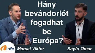 Hány bevándorlót fogadhat be Európa? - Stratégiák a kényszerben. Marsai Viktor és Sayfo Omar, Aréna