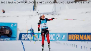 2021 BMW Biathlon World Cup 12,5km Women Mass Start Swedish Östersund