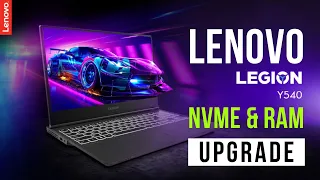 LENOVO Legion Y540 Gaming Laptop NVMe + RAM Upgrade