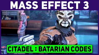 Mass Effect 3 - Citadel: Batarian Codes