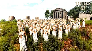 200 CLEOPATRA DEFEND OLYMPUS TEMPLE FROM 2M EGYPTIANS INVASION | Ultimate Epic Battle Simulator 2