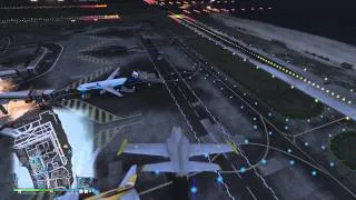 Grand Theft Auto V Besra landing