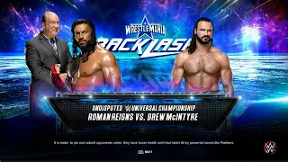 WWE 2K23 Roman Reigns vs Drew Mcintyre for WWE Undisputed Championship!