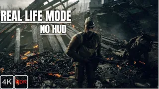 BATTLEFIELD 1 - REAL LIFE MODE (NO HUD) / 4K HDR -  "Storm of Steel"