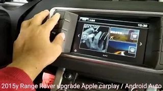 2015y Range Rover Evoque with Apple carplay & Android Auto control with touch