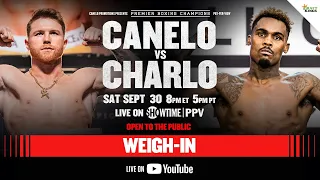 Canelo Alvarez vs. Jermell Charlo OFFICIAL WEIGH-IN | #CaneloCharlo Fight Week