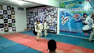 Girl self Defence by Noor Blazone Taekwondo Academy of Pakistan 03215985594